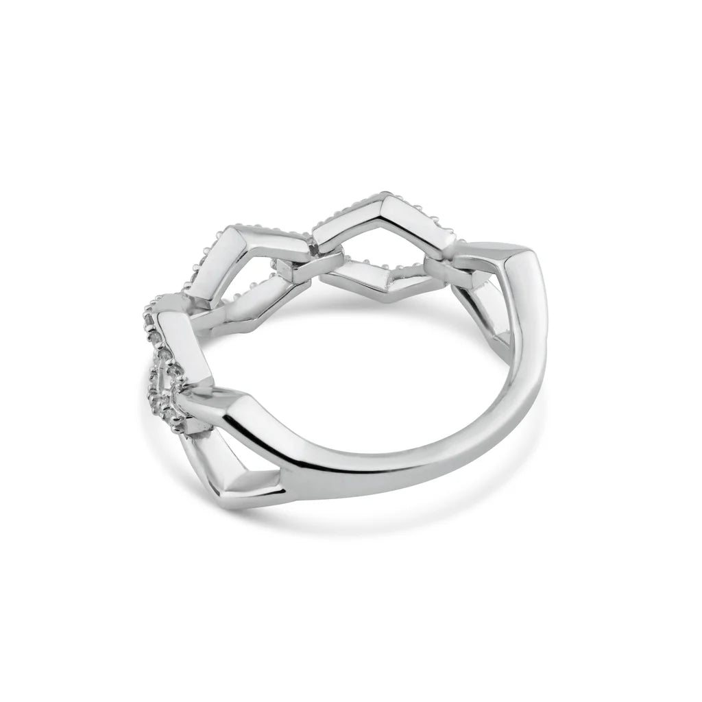 0.26ct Diamond Eternity Band in 14K White Gold