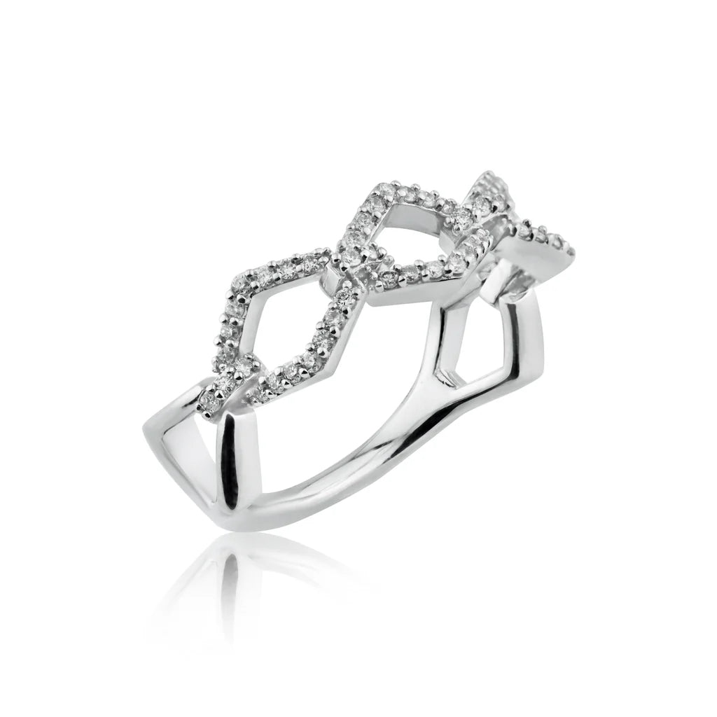 0.26ct Diamond Eternity Band in 14K White Gold