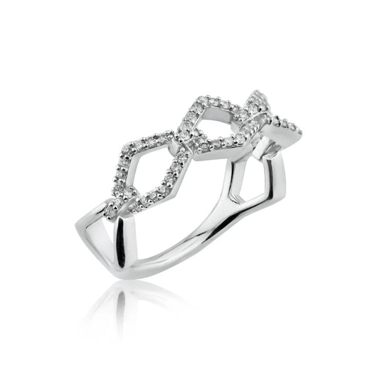 0.26ct Diamond Eternity Band in 14K White Gold