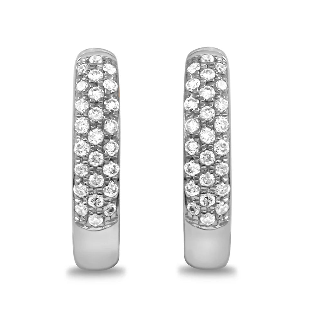 .17ct Diamond Earrings in 14K White Gold