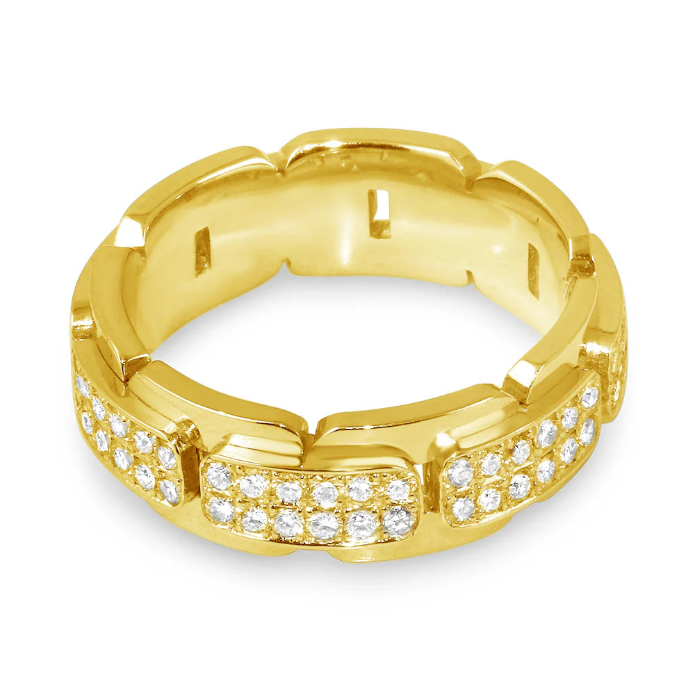 1.78ct Diamond Band in 14K Yellow Gold