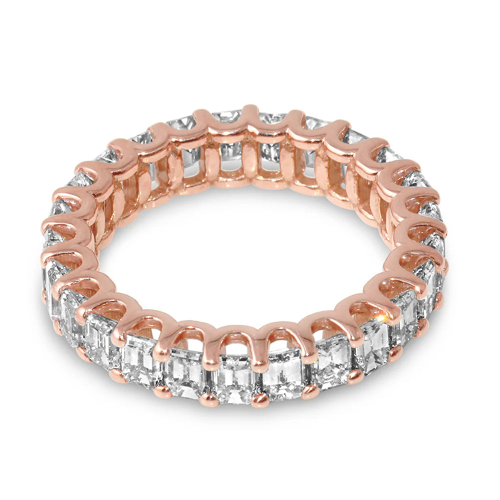 3.63ct Diamond Band in 14K Rose Gold